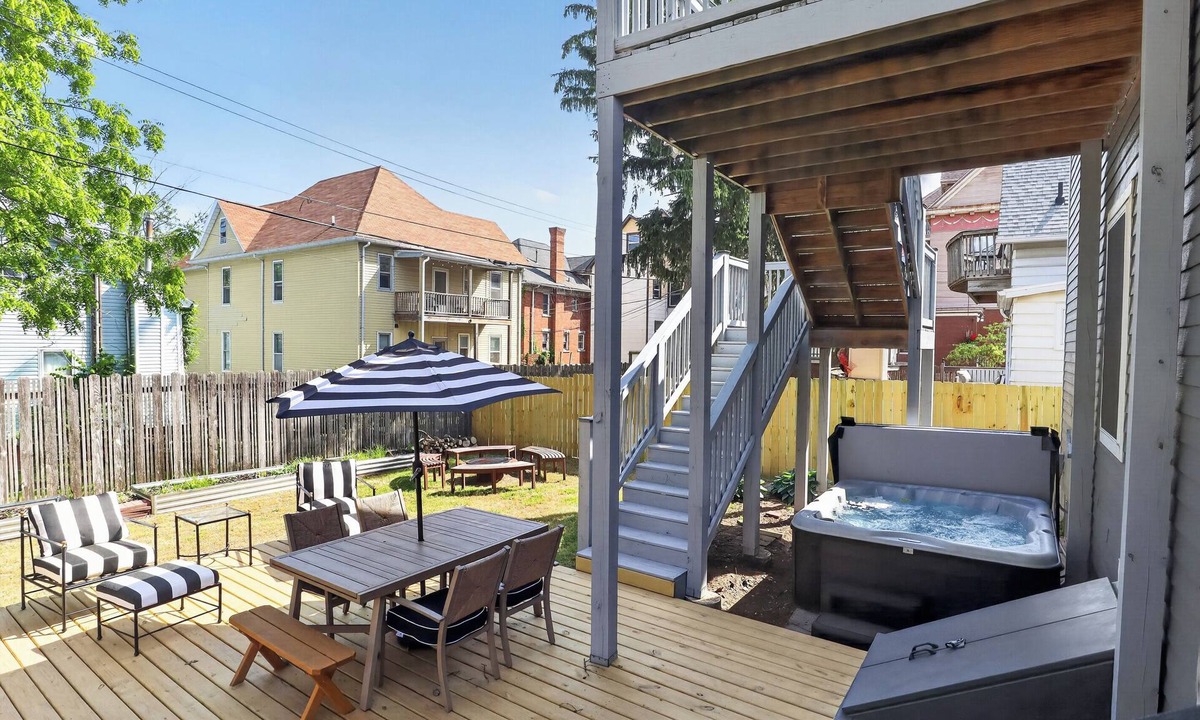 Michigan City House | 4BR Family Retreat | Private Hot Tub + 2 Kitchens