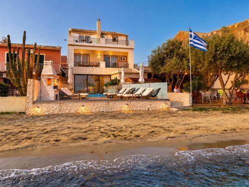 Sidari Villa | Beachfront Villa Anatoli Sidari with private heated pool by DadoVillas