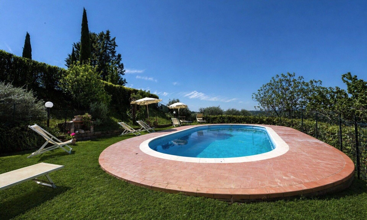 San Miniato Villa | Beautiful private villa for 10 people with WIFI, A/C, private pool and TV