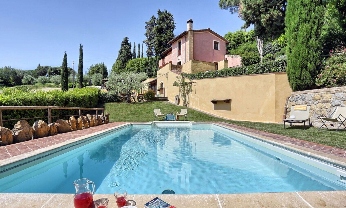 Gambassi Terme Villa | Beautiful private villa for 10 guests with WIFI, A/C, private pool, TV, patio and pets allowed