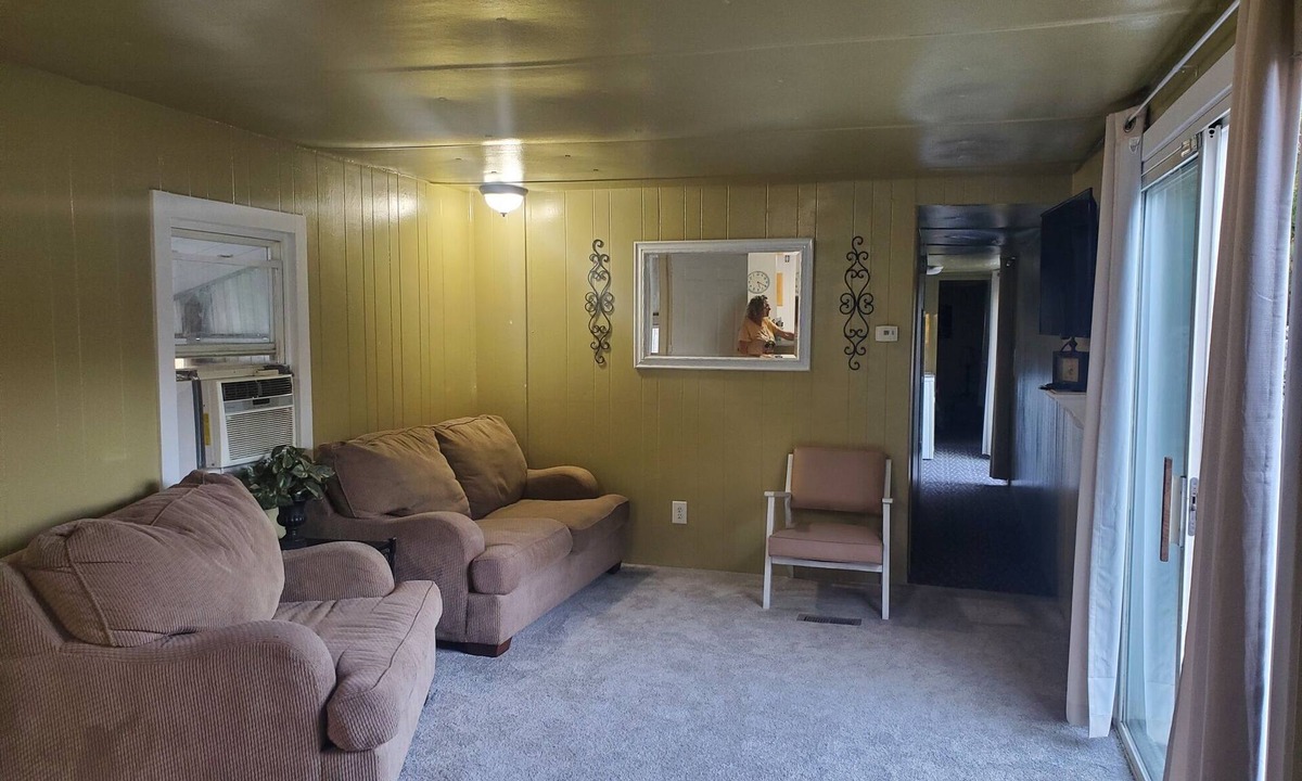 Sand Lake House | Clean old single-wide in Sand Lake, MI. Pet Friendly, near White Pine Trail