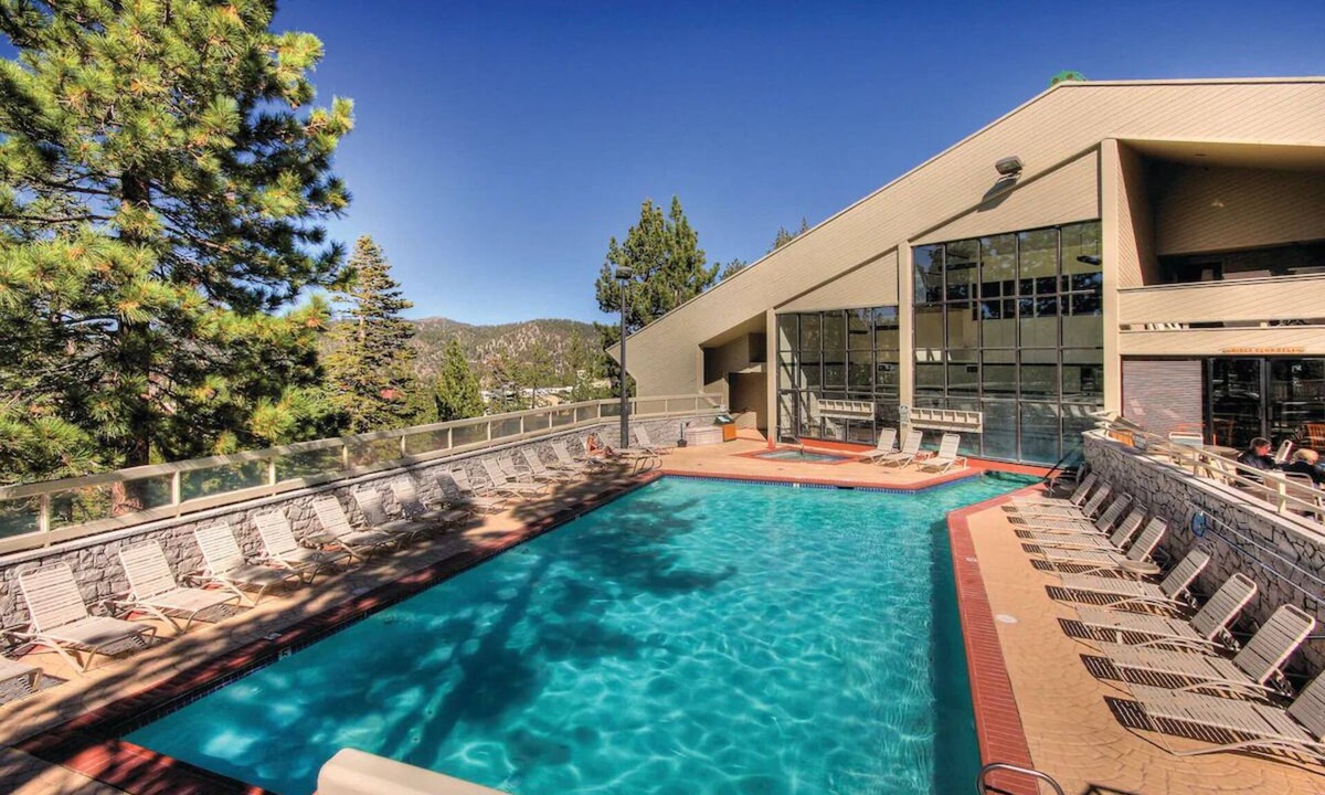 Tahoe Village Apartment | Forest-Facing Villa: Three Rooms, Hot Tubs, Pools, Sports Courts & Arcade Fun