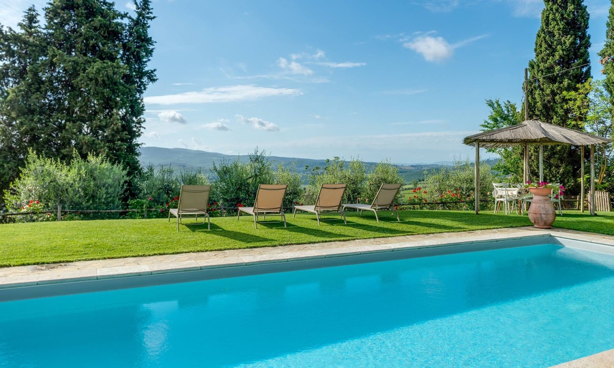 Barberino Val d'Elsa House | Holiday Home 'Le Fonti Casa Vacanze' with Mountain View, Wi-Fi and Air Conditioning