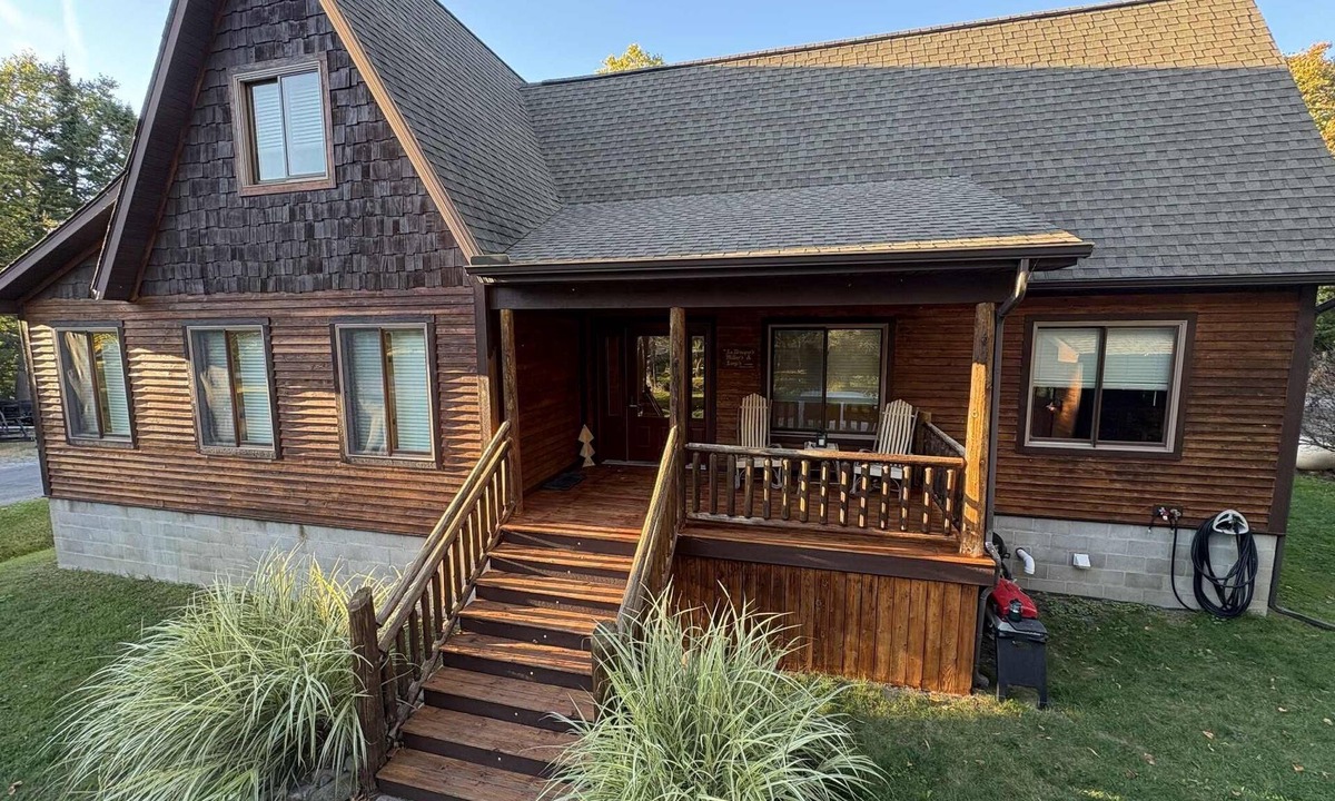 Spruce Cabin | Immaculate yet cozy Cabin, sleeps 10. Just a few steps away from Hubbard Lake.