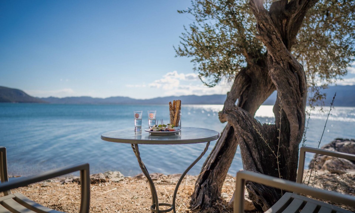 Mytilene Villa | Luxury Stone-built 160sqm Villa in Olive Groove, On Waterfront