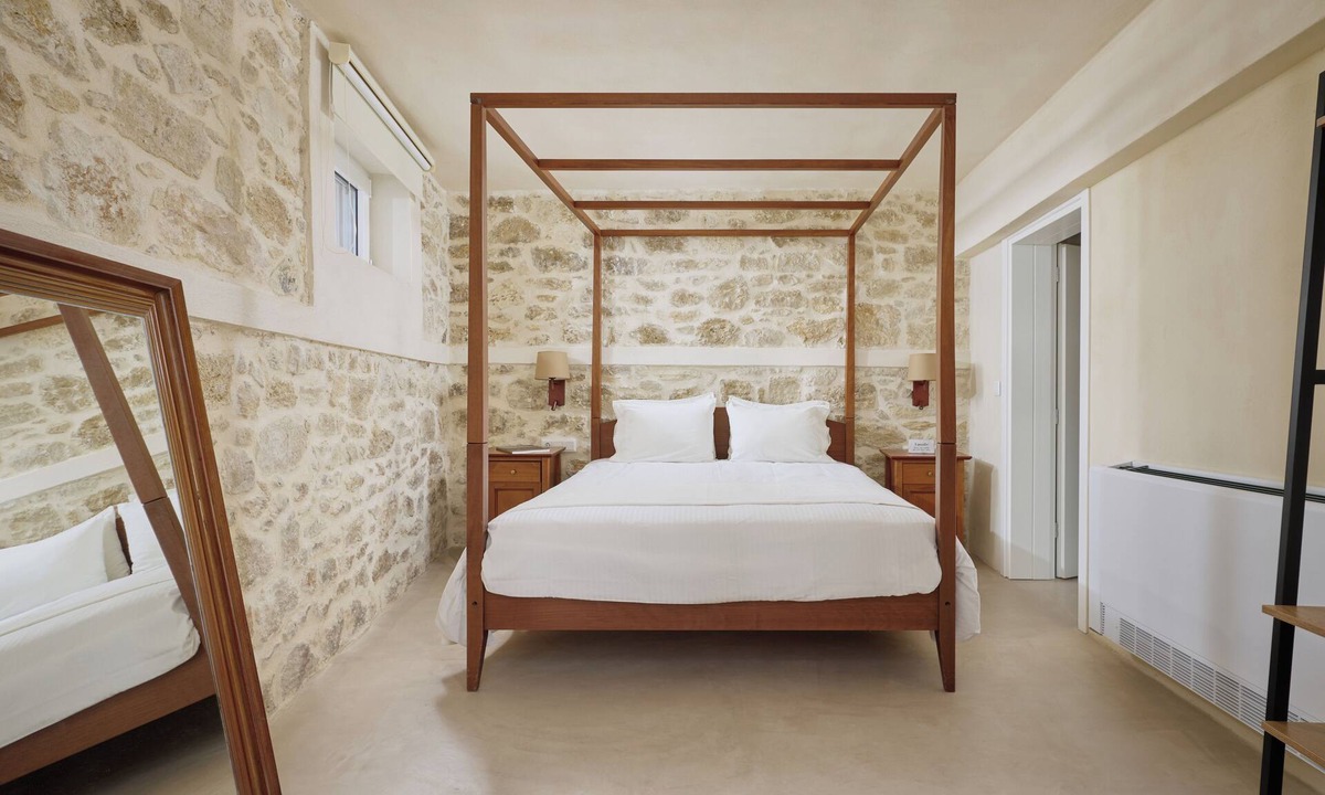 Myrtia Cottage | Myrtia Cave Maisonette with hot tub by Chic Greek Villas