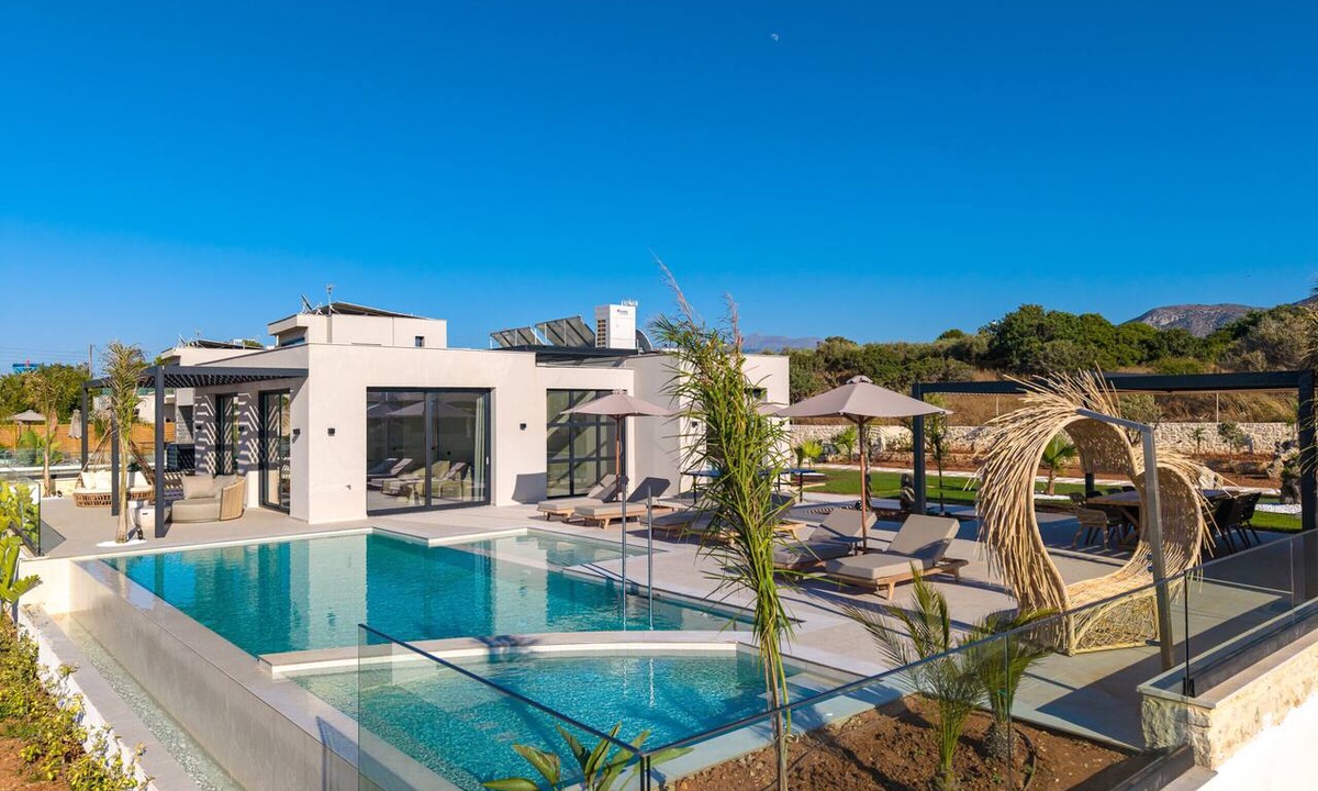 Anissaras Villa | Nysa Luxury villa 4, Private pool, Near Hersonissos