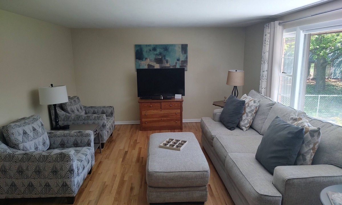 Midland House | Parkside 5-Bedroom Home with Fireplace and Game Room