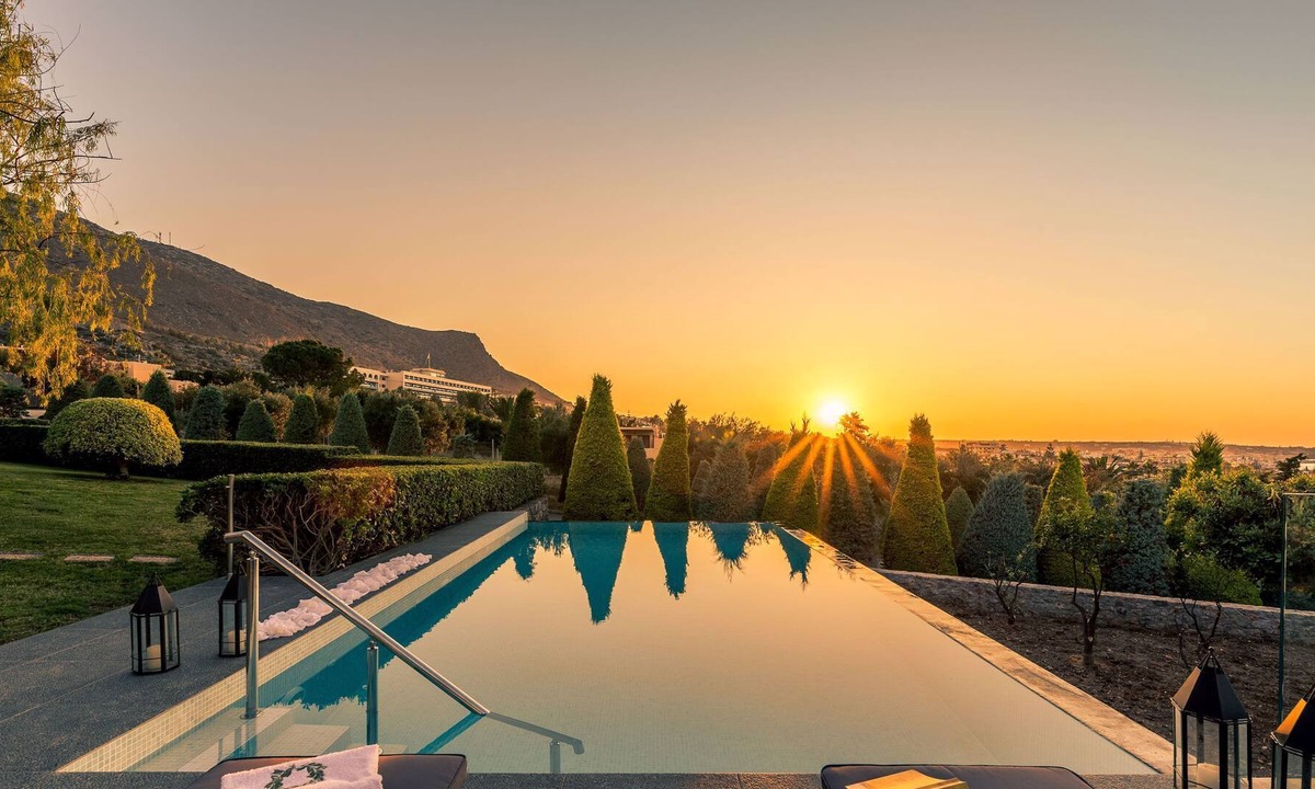 Koutouloufari Villa | Pool Villa Golden Crest 200m from sea, Hersonissos Crete, Greece