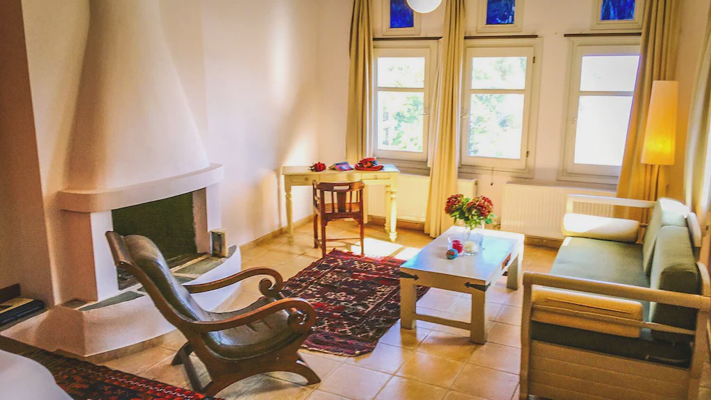Damouchari Apartment | Studios for 3 adults or 2 adults + 2 children with balcony or terrace with panoramic sea view