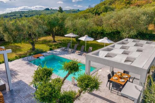 Planos Villa | Valeria Luxury Villa - Private Pool - Nestled in Olive Groves Near Tsilivi Beach