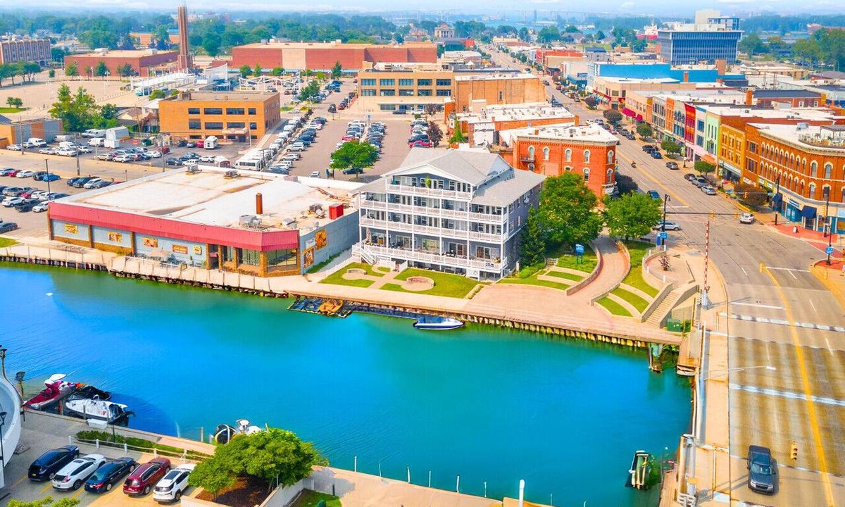 Port Huron Apartment | Vibrant Luxe on the River
