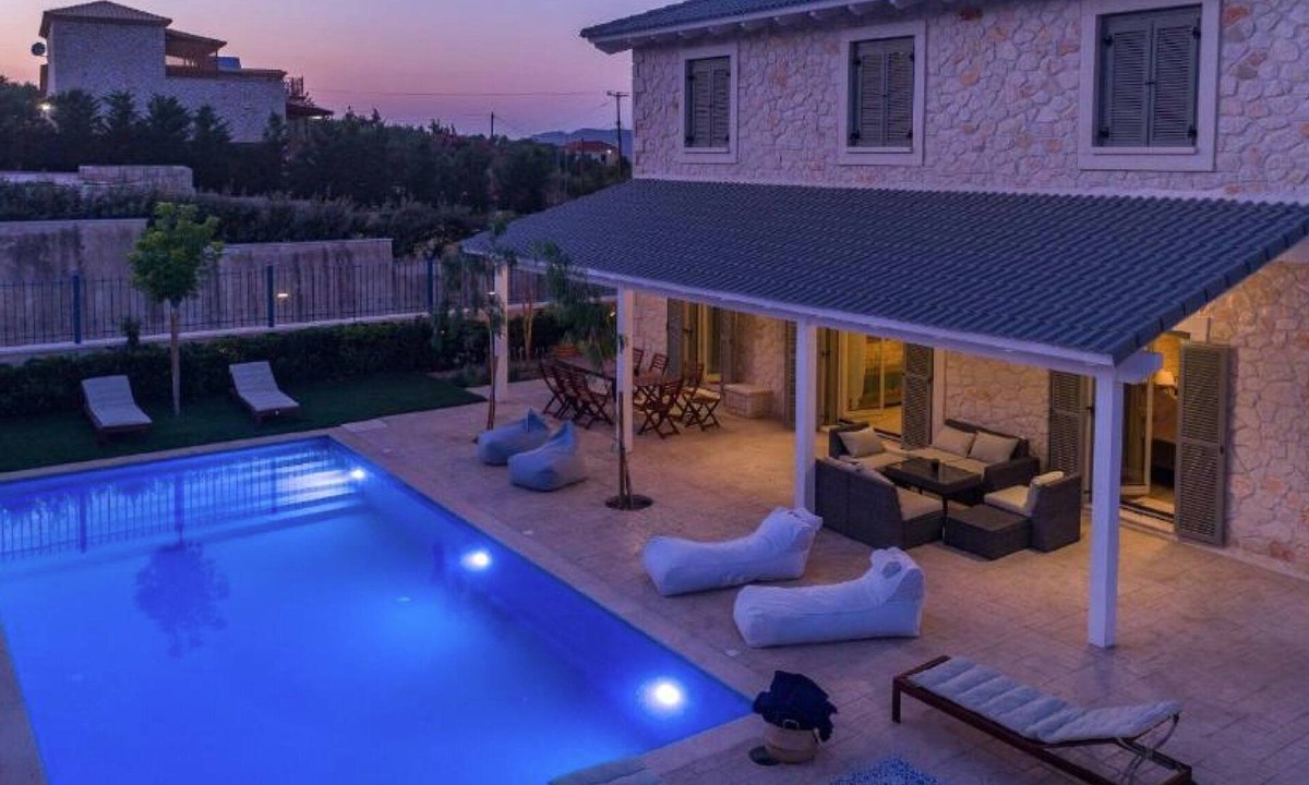 Lagopodo Villa | Villa Melyssaia, Private Pool and Garden, Spacious Furnished Terrace, Zakynthos