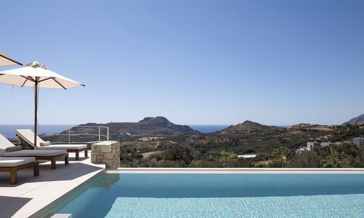 Mariou Villa | Villa Sana, with a private pool & Sea View