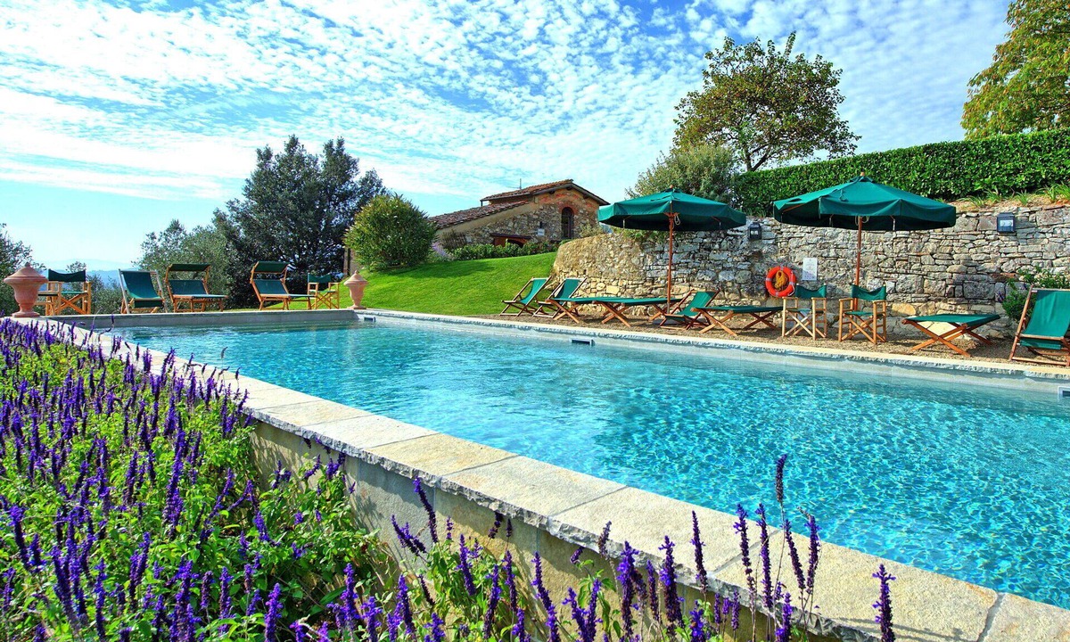 San Donato in Collina Villa | Wonderful private villa with WIFI, private pool, A/C, TV and panoramic view, close to Florence