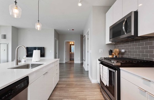 Near North Side Apartment | 2BR Retreat in Downtown + City Skyline Views