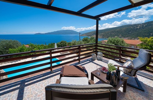 Agia Efimia Villa | 6-bedroom Villa Kandia I with private pool and stunning sea views