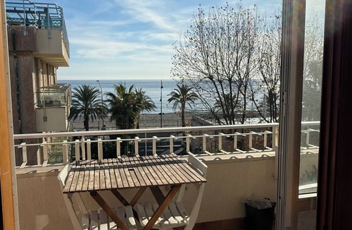 Albenga Apartment | Albenga Sea front, 20 mt from beach, splendid sea view .Smart working, holidays