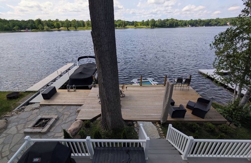 Ortonville House | All Sports Lakefront Sunset w/Deck, Firepit, Dock