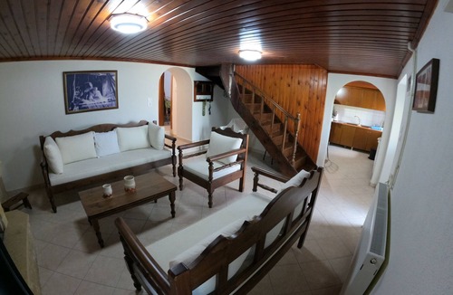 Mavromati House | Authentic Mountain Village Home near Meteora- Fireplace, Views & Family Comfort