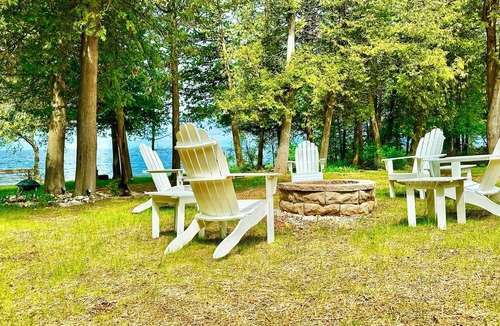 Sturgeon Bay House | Bay waterfront 5 BR 4BT Barndominium. Still some availability late summer/fall!