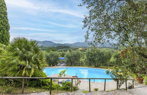 Monsummano Terme Villa | Beautiful apartment in villa for 6 guests with private pool, WIFI, TV, patio and pets allowed