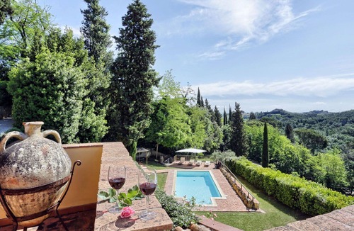 Gambassi Terme Villa | Beautiful private villa for 10 guests with WIFI, A/C, private pool, TV, patio and pets allowed