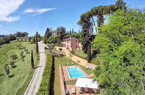 Gambassi Terme Villa | Beautiful private villa for 10 guests with WIFI, A/C, private pool, TV, patio and pets allowed