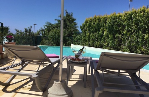 San Lorenzo al Mare Villa | Bright and elegant villa with private pool and garden terrace with sea view