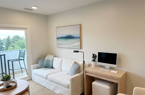 Traverse City Condo | Charming 2-bedroom luxury condo in Slabtown with views of West Bay