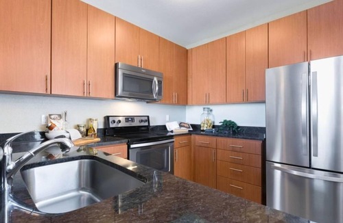 East San Mateo Condo | Charming 2BR Stay at Bridgepointe with Pool