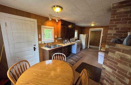 Rapid River Cabin | Classic UP Cabin with Lake Views, Lake Access, Fire Pit, Large Yard