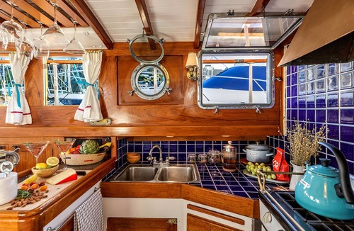 Sausalito Boat Rental | Classy, Century-Old San Francisco Bay Yacht w/optional cruise to Golden Gate
