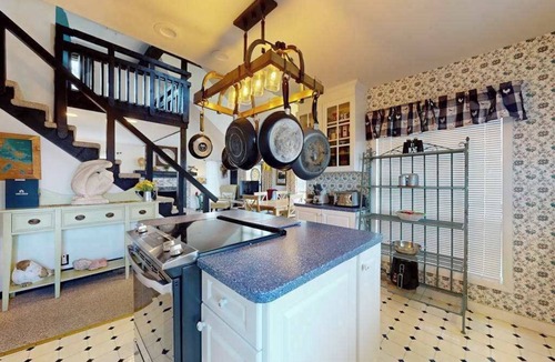 Indian River House | Cottage on the canal to Burt Lake with large patio and space for boat