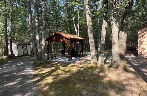 Kalkaska Cabin | Cozy Bear Cabin/Trails, Firepit & Northern MI