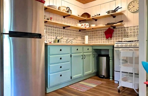 Mayfield Cabin | Cozy Vintage Lake Cabin with Hot Tub & Beach Access near Traverse City, Northern Michigan