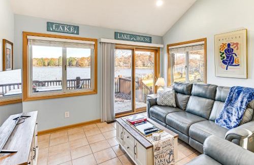 Grand Junction House | Dock & Gazebo! Lakefront Duplex Near South Haven