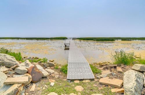 Oconto House | Dock & Panoramic Bay Views: Oconto Retreat!
