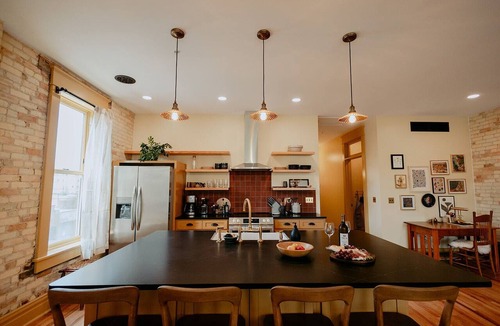 Traverse City Apartment | Downtown TC Luxe Landmark at The Union Guesthouse