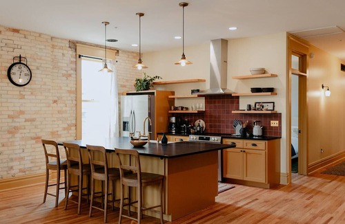 Traverse City Apartment | Downtown TC Luxe Landmark at The Union Guesthouse