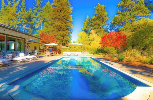 Freestone Villa | Exclusive 6 acre Luxe Villa Estate, Sonoma+Pool, Hot Tub, Bocce, Creekside, Pets