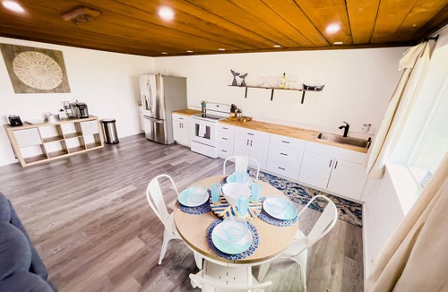 Smith River House | Exclusive Cottage & Coastal Farmhouse Private Indoor Heated Pool ocean views.