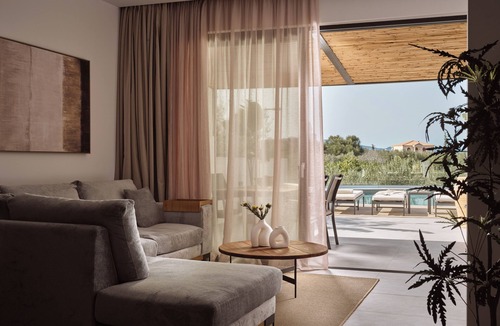 Psarou Villa | Experience Zakynthos Breathtaking Sunset from Your Private “Pigeon Nest Villa”