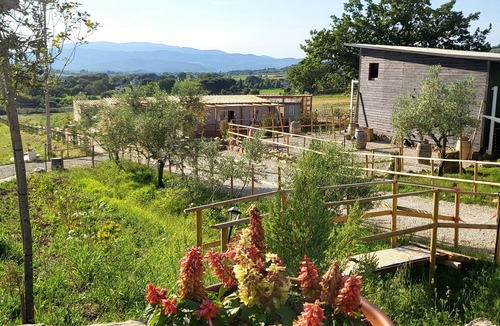 Arezzo House | Family Byngalow with heated Jacuzzi and garden view- Menta