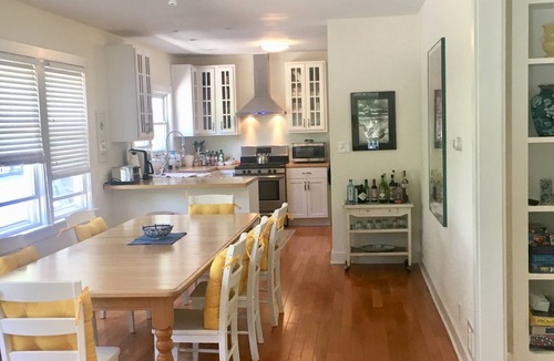 Union Pier Cottage | Great location. Steps to McKinley beach walk to town. Lg private yard,fire pit.