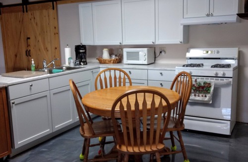 Sheridan House | Handicap accessible. Pets must be registered with VRBO, private drive to rental
