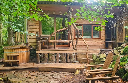 Llandogo Cabin | Hideaway Hut Wye, dog friendly accommodation for two people in Wye Valley
