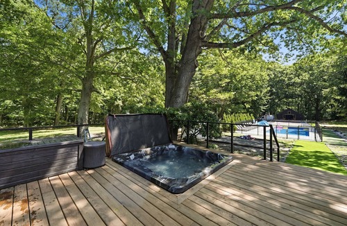 Michigan City House | Hideaway - Pickleball Court, Private Pool, Hot Tub, Sleeps 25!