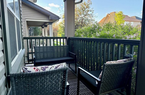 McKenzie Towne House | Hot Tub & Luxury Outdoor Living w/Outdoor Fireplace | Entire Home Near Calgary