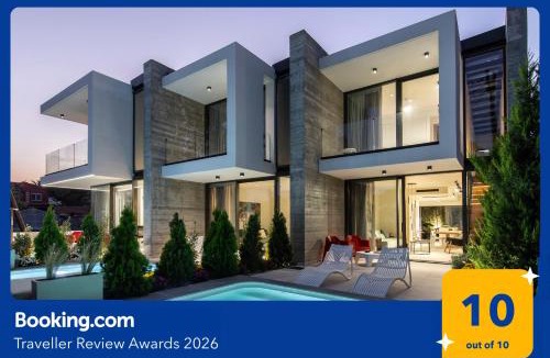 Nees Pagases Villa | IKIES 3 Modern Eco-Friendly Private Seaview SIGNATURE Villas with a Pool